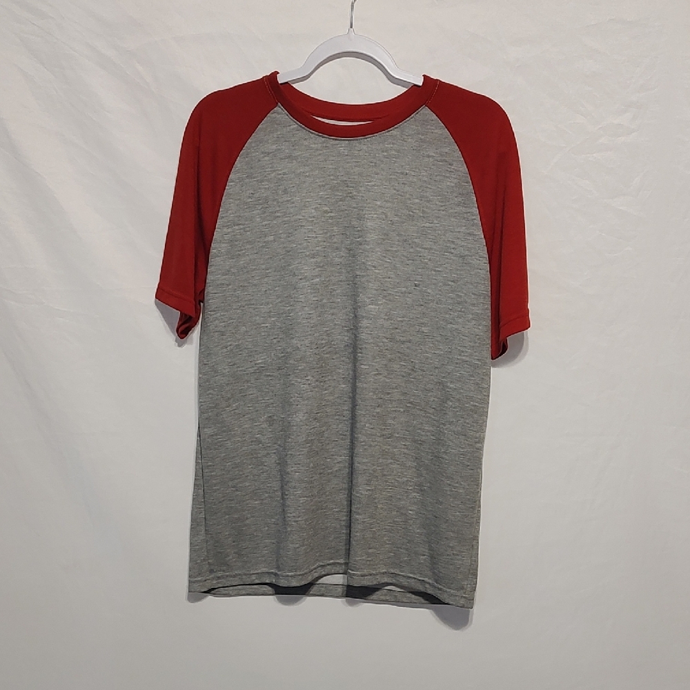 George Red and Gray Men's Short Sleeve Tee